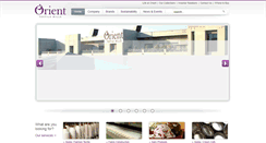 Desktop Screenshot of orient-textile.com